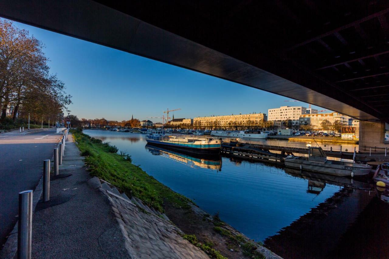 L'Idylle : T2 De Standing Avec Parking - Gare/Cite Des Congres/Lieu Unique Daire Nantes Dış mekan fotoğraf